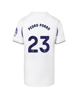 Tottenham Hotspur Pedro Porro #23 Maglia Gara Casa Repliche 2026-27 Maniche Corte